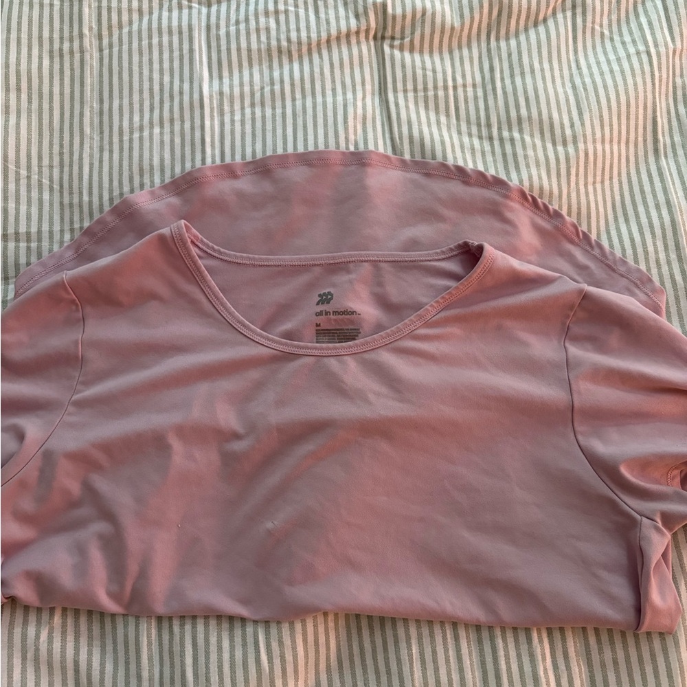 All in Motion Women's Light Pink Short Sleeve Tee